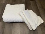 Lamont Home Cream Queen Bedspread Scroll Design 100% Cotton Made In Portugal. Fixed Price $79.99.