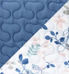 North Shore Living Reversible Quilt Queen Farmhouse Teal Blue Floral 90 X 92. Fixed Price $39.00.