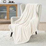 Bedsure Fleece Blanket Twin - Cream (60" X 80"),. Fixed Price $32.83.