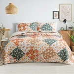 Whale Flotilla Reversible Patchwork Quilts King Size, Lightweight Boho Printed. Fixed Price $49.93.