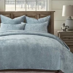Evergrace Velvet Quilt Set Full Queen 90"X92" 3PC Channel Stitch Bedding New. Fixed Price $59.99.