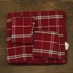 Charter Club Brushed Cotton Plaid 3-PC. Quilt Set 100214894KG Red Combo King. Fixed Price $42.90.