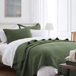 Sunstyle Home Olive Green Quilt King Size, Lightweight Comforter Blanket Beds.... Fixed Price $115.44.