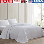 Channel Chenille Bedspread Lightweight Soft Cotton Textured Stripe Bedding New. Fixed Price $67.54.