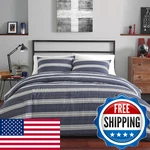 Nautica Twin/twin Xl Comforter Set Reversible Bedding Matching Sham Stripe Room. Fixed Price $143.96.