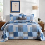Kaloola Plaid Quilts Queen Size, 100% Cotton Soft Bedding Set With 2 Pillow S.... Fixed Price $128.73.