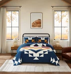 Pendleton Castle Rock 3P King Quilt Shams Set. Fixed Price $245.95.