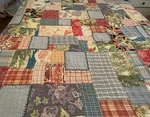 Pottery Barn Hawaiian Tropical Floral Patchwork Quilt Full/queen Rare Read. Fixed Price $139.95.
