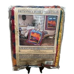 Britannica Home Collection Desert Jewel Hand Sewn Quilt Throw Wall Hanging 50X60. Fixed Price $19.96.