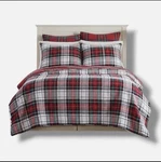 Levtex Home White Plaid Spencer Reversible Quilt, King. Fixed Price $90.00.