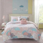 Urban Habitat 100% Cotton Printed Coverlet Set, UHK13-0015 Twin Pink. Fixed Price $56.20.