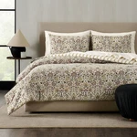 Jeremiah Brent Home 3PC King Floral 'geneva' Cotton Comforter Set Green. Fixed Price $47.99.