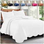 Luxury Bedspread Bedding Set 3 Piece Quilted Coverlet Throw Queen King Size. Fixed Price $29.99.