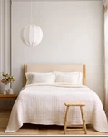 Nwt Quince Organic Cotton Channel Stitch Coverlet Set Twin Undyed Ret $109.90. Fixed Price $68.99.