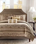 Madison Park Bellagio Jacquard 6-PC. Quilt Set MP13-368 Full/queen Brown. Fixed Price $74.00.