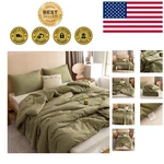 Rosgonia 3-PIECE King Comforter Set Olive Green Stylish Bohemian Bedding. Fixed Price $45.99.