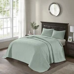 (S6)MADISON Park 2 Pc Quebec Twin Reversable Bedspread Set Blanket Sham. Fixed Price $34.99.