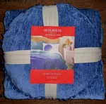 Opalhouse Jungalow 60" X 80" Velvet Throw + Pillow Blue Teal Sunset & Vine. Fixed Price $49.99.