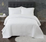 Truly Calm Antimicrobial 1 King Quilt 2 Shams Set 3 Pc White. Fixed Price $39.99.