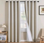 H.versailtex Linen Curtains 100% Blackout Bedroom 96 Inch Long Full. 82. Fixed Price $45.00.