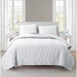 Queen Size Coastal Beach Seashells Starfish Horse White 3-PIECE Quilt Set. Fixed Price $79.43.