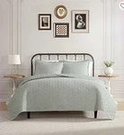 Laura Ashley 2PC Twin Gracies Cotton Gingham Quilt Set Green Cp. $88. Fixed Price $67.99.