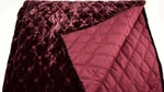 $360 Martha Stewart Tufted Velvet King Quilt Blanket Coverlet Bedcover Red Port. Fixed Price $199.00.