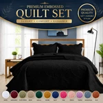 Luxurious Embossed Bedspread Reversible Plush Coverlet Soft Quilt Summer Bedding. Fixed Price $30.79.