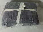 Mills Waffle Charcoal Quilted Throw - Levtex Home. Fixed Price $48.00.