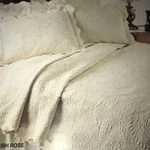 Fab! Made Portugal Bay Colony Home White English Rose Twin Matelasse Coverlet. Fixed Price $89.99.