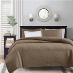 Madison Park Quebec Cotton Reversible Quilt Set King/cali - Mocha. Fixed Price $55.00.