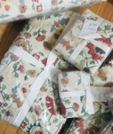 Pottery Barn Penelope Suzani Quilt Multi Queen 2 Euro Shams Applique Crewel 3P. Fixed Price $385.00.