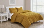 Vcny Home Quilt Set Lightweight Bedspread With Matching Shams, Full/queen Gold. Fixed Price $29.99.