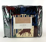 Middleton Queen Quilt & 2 Pillow Shams Micorofiber Moose Bear Cabin Decor. Fixed Price $67.99.