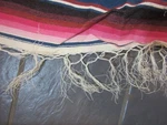 Mexican 60" 92" Hand Woven Tablecloth Or Bedspread Design With Fringe. Fixed Price $60.00.
