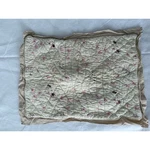 Simply Shabby Chic Green Cotton Linen Rosebud Floral Print Standard Pillow Sham. Fixed Price $9.00.