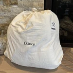 Quince Organic Airy Gauze Duvet Cover Set Undyed Cotton Queen Nwot Open Box. Fixed Price $69.00.