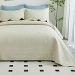 Winlife 100% Cotton Quilt Set Full/queen 90X98 Inch Beige Summer Bedspread Su.... Fixed Price $203.09.