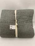 Pottery Barn Belgian Flax Linen Handcrafted Quilt Dark Forest King Cal #U1058. Fixed Price $277.52.