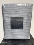 Hudson Park Collection Palmetto King Quilted Coverlet Gray- Brand New. Fixed Price $284.05.