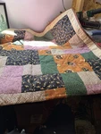 Handmade Patchwork Quilt 60X38 Cat Cottage Country Farmhouse Lap Baby. Fixed Price $39.99.