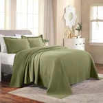 Fleur Lis Cotton 2 Piece Bedspread Set Home Decorative Textured. Fixed Price $127.50.