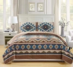 Rustic Southwestern Native American Tribal Navajo Design Oversized Be.... Fixed Price $64.01.