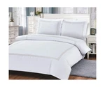 Violet Linen French Hotel Border Pattern, Luxury Ultra Soft 200 Thread Count .... Fixed Price $218.66.