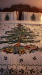 Spode Christmas Tree Comforter Set Full Queen Holiday Quilt Pillow Shams Euc. Fixed Price $63.99.