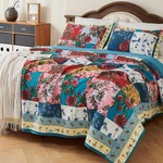 Evenhug 100% Cotton Patchwork Quilt Queen Size Set Lightweight Floral Q.... Fixed Price $89.38.