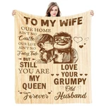 Censiher Gift For Wife From Husband To My Blanket 60X50IN,. Fixed Price $45.60.