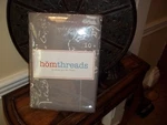 Nip Homthreads Scripted Paris Gray Full/queen Duvet Cover & Sham Set 3PC. Fixed Price $46.99.