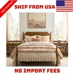 Pottery Barn Floral Cloud Reversible Quilt Rosewood Multi King/cal.. Fixed Price $152.99.