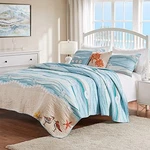 Greenland Home Maui Embroidered Coastal King/california (5 Piece) Blue. Fixed Price $180.38.